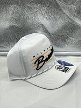 Load image into Gallery viewer, Milwaukee Brewers MLB '47 Brand White Script Hitch Rope Adjustable Snapback Hat - Casey's Sports Store