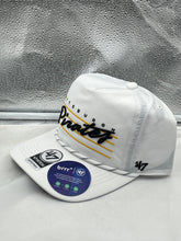 Load image into Gallery viewer, Pittsburgh Pirates MLB '47 Brand White Script Hitch Rope Adjustable Snapback Hat - Casey's Sports Store