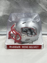Load image into Gallery viewer, New Mexico Lobos NCAA Riddell Speed Silver Mini Helmet - Casey's Sports Store