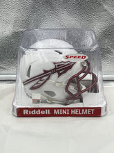 Load image into Gallery viewer, Florida State Seminoles FSU NCAA Riddell Speed White Alternate Mini Helmet - Casey's Sports Store