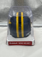 Load image into Gallery viewer, West Virginia Mountaineers NCAA Country Roads Riddell Speed Blue Mini Helmet - Casey's Sports Store