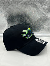 Load image into Gallery viewer, Tampa Bay Rays MLB '47 Brand Throwback Black Clean Up Adjustable Hat - Casey's Sports Store
