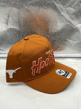 Load image into Gallery viewer, Texas Longhorns NCAA '47 Brand Script Orange Hitch Adjustable Snapback Hat - Casey's Sports Store
