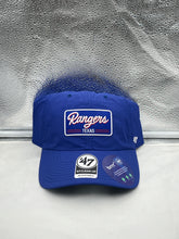 Load image into Gallery viewer, Texas Rangers MLB '47 Brand Blue Fairway Clean Up Adjustable Hat - Casey's Sports Store