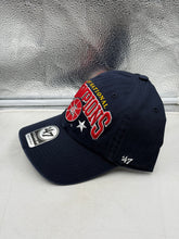 Load image into Gallery viewer, Arizona Wildcats NCAA '47 1997 Champs Navy Clean Up Adjustable Strapback Hat - Arizona Wildcats hat, side profile