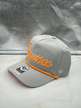 Load image into Gallery viewer, Tennessee Volunteers NCAA '47 Brand Gray Rope Script Hitch Adjustable Hat - Casey's Sports Store
