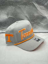 Load image into Gallery viewer, Tennessee Volunteers NCAA '47 Brand Gray Rope Script Hitch Adjustable Hat - Casey's Sports Store