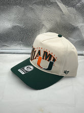 Load image into Gallery viewer, Miami Hurricanes NCAA '47 Brand Natural Two Tone Wave Hitch Adjustable Hat - Casey's Sports Store