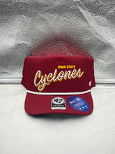 Load image into Gallery viewer, Iowa State Cyclones NCAA '47 Brand Red Rope Script Hitch Adjustable Hat - Casey's Sports Store