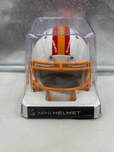 Load image into Gallery viewer, Tampa Bay Buccaneers Throwback NFL Riddell White Replica Mini Helmet - Tampa Bay Buccaneers Mini Helmet close-up of logo and colors