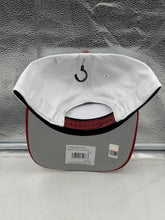 Load image into Gallery viewer, Back view of the Alabama Crimson Tide NCAA '47 Brand White TT Hitch Snapback Adjustable Hat, focusing on the snapback closure that ensures a comfortable and customized fit for fans of Alabama Crimson Tide.