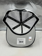 Load image into Gallery viewer, Close-up view of the Virginia Cavaliers NCAA '47 Brand White TT Hitch Snapback Adjustable Hat highlighting the adjustable snapback closure and '47 Brand logo.