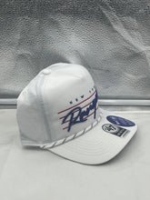 Load image into Gallery viewer, New York Rangers NHL '47 Brand White Script Hitch Rope Adjustable Snapback Hat - Casey's Sports Store