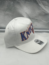Load image into Gallery viewer, New York Knicks NBA '47 Brand White Hitch Wave Snapback Adjustable Hat - Casey's Sports Store