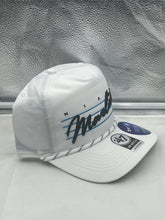 Load image into Gallery viewer, Miami Marlins MLB '47 Brand White Script Hitch Rope Adjustable Snapback Hat - Casey's Sports Store