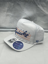Load image into Gallery viewer, New York Knicks NBA '47 Brand White Script Hitch Rope Adjustable Snapback Hat - Casey's Sports Store