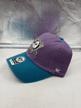 Load image into Gallery viewer, Anaheim Ducks NHL '47 Brand Purple Two Tone Clean Up Adjustable Hat