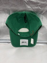 Load image into Gallery viewer, Back view of the Hartford Whalers NHL '47 Brand Throwback Green Clean Up Adjustable Hat highlighting the adjustable strap.