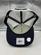 Load image into Gallery viewer, Display of the Detroit Tigers MLB '47 Brand White Script Hitch Rope Adjustable Snapback Hat on a neutral background.