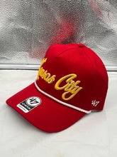 Load image into Gallery viewer, Kansas City Chiefs NFL '47 Brand Red Script Rope Hitch Adjustable Snapback Hat - Casey's Sports Store