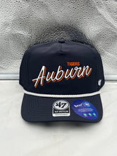 Load image into Gallery viewer, Auburn Tigers NCAA '47 Navy Script Rope Hitch Adjustable Snapback Hat - Casey's Sports Store