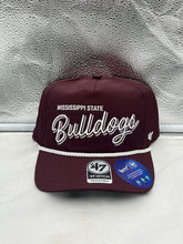 Load image into Gallery viewer, Mississippi State Bulldogs NCAA '47 Red Script Rope Hitch Adjustable Snapback Hat - Casey's Sports Store