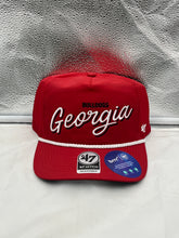 Load image into Gallery viewer, Georgia Bulldogs NCAA '47 Red Script Rope Hitch Adjustable Snapback Hat - Casey's Sports Store