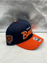 Load image into Gallery viewer, Chicago Bears NFL '47 Brand Navy Two Tone Script Hitch Snapback Adjustable Hat - Casey's Sports Store