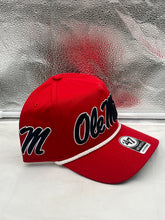 Load image into Gallery viewer, Ole Miss Rebels NCAA '47 Brand Red Script Hitch Rope Adjustable Snapback Hat - Casey's Sports Store