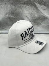 Load image into Gallery viewer, Las Vegas Raiders NFL '47 Brand White Script Rope Hitch Snapback Adjustable Hat - Casey's Sports Store