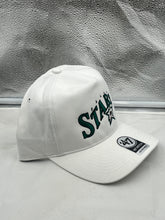 Load image into Gallery viewer, Dallas Stars NHL '47 White Script Wave Hitch Adjustable Snapback Hat - Casey's Sports Store
