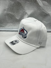 Load image into Gallery viewer, Colorado Avalanche NHL '47 White Hitch Rope Adjustable Snapback Hat - Casey's Sports Store