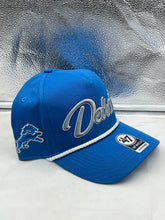 Load image into Gallery viewer, Detroit Lions NFL '47 Blue Overhand Script Rope Hitch Snapback Adjustable Hat - Casey's Sports Store