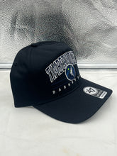 Load image into Gallery viewer, Minnesota Timberwolves NBA '47 Brand Black Roscoe Hitch Snapback Adjustable Hat - Casey's Sports Store