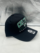 Load image into Gallery viewer, Boston Celtics NBA '47 Brand Black Roscoe Hitch Snapback Adjustable Hat - Casey's Sports Store