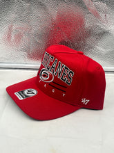 Load image into Gallery viewer, Carolina Hurricanes NHL '47 Red Roscoe Hitch Adjustable Snapback Hat - Casey's Sports Store