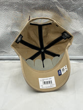 Load image into Gallery viewer, Side view of the Georgia Bulldogs NCAA '47 Throwback Khaki Clean Up Adjustable Strapback Hat highlighting the casual design and khaki color perfect for game day.