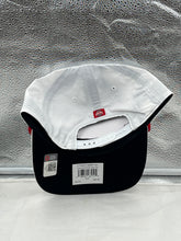 Load image into Gallery viewer, Person wearing the Ohio State Buckeyes NCAA '47 Brand White Hitch Rope Adjustable Snapback Hat outdoors during a sunny day.