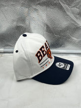 Load image into Gallery viewer, Chicago Bears NFL '47 White TT Roscoe Hitch Rope Snapback Adjustable Hat with vintage rope detailing ideal for showing team spirit.