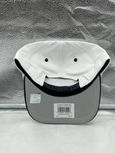 Load image into Gallery viewer, Lifestyle shot of a person wearing the Denver Broncos NFL '47 White TT Roscoe Hitch Rope Snapback Adjustable Hat at a sports event.