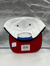 Load image into Gallery viewer, Action shot of a person wearing the New York Giants NFL '47 White TT Roscoe Hitch Rope Snapback Adjustable Hat at a game.