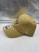 Load image into Gallery viewer, UCF Golden Knights NCAA '47 Brand Gold Clean Up Adjustable Strapback Hat featuring an adjustable strap at the back for a personalized fit.