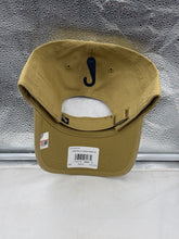 Load image into Gallery viewer, UCF Golden Knights NCAA '47 Brand Gold Clean Up Adjustable Strapback Hat displayed on a stand highlighting its stylish gold color.