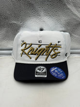 Load image into Gallery viewer, UCF Knights NCAA '47 Brand White TT Script Hitch Rope Adjustable Snapback Hat, featuring a durable design and stylish TT script for fans.