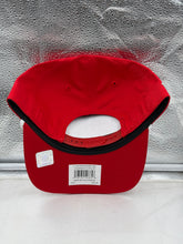 Load image into Gallery viewer, Side view of the Tampa Bay Buccaneers NFL '47 Brand Red Script Hitch Rope Snapback Adjustable Hat highlighting its fashionable design and comfortable fit.