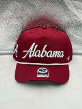 Load image into Gallery viewer, a red and white hat with the word albama on it