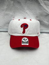 Load image into Gallery viewer, a red and white baseball cap with the number 47 on it