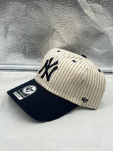 Load image into Gallery viewer, a baseball cap with a yankees logo on it