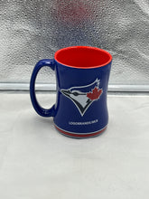 Load image into Gallery viewer, Toronto Blue Jays MLB 14oz Coffee Mug Cup featuring the iconic logo, perfect for coffee lovers and baseball fans.