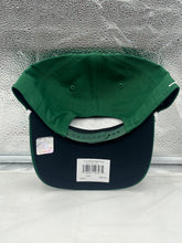 Load image into Gallery viewer, Side angle of the New York Jets NFL '47 Green Rope Script Hitch Snapback Adjustable Hat highlighting the stylish rope accent along the brim.